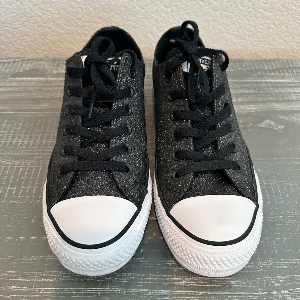 Converse All Star Black With Glitter